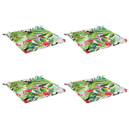 4-Piece Seat Cushions SOEST 4 pcs 100% Polyester Multicolour