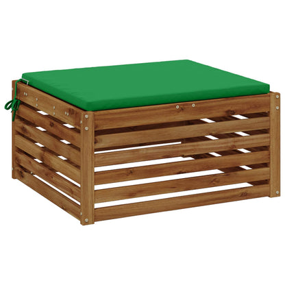 1-Piece Seat Cushion SOEST 100% Polyester Green 80 x 80 x 3 cm