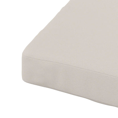 1-Piece Seat Cushion SOEST 100% Polyester White 80 x 80 x 5 cm