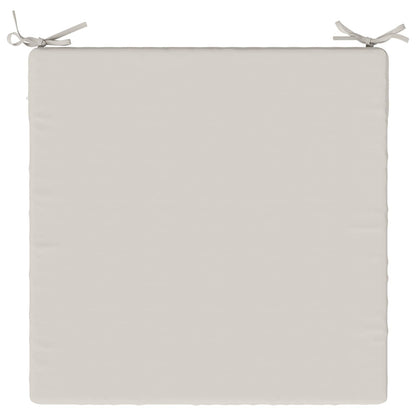 1-Piece Seat Cushion SOEST 100% Polyester White 80 x 80 x 5 cm