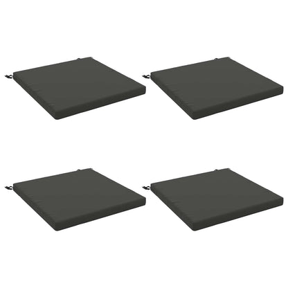 4-Piece Seat Cushions SOEST 4 pcs 100% Polyester Anthracite