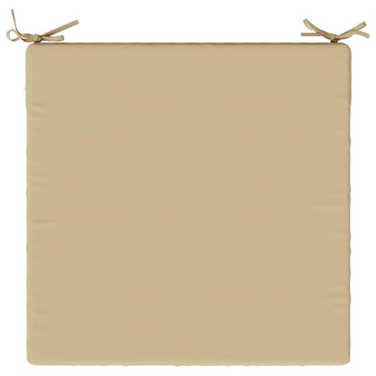 1-Piece Seat Cushion SOEST 100% Polyester Beige 80 x 80 x 5 cm