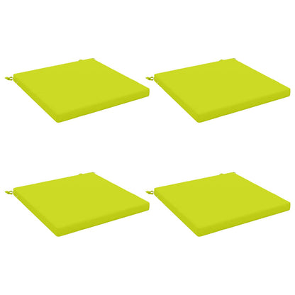 4-Piece Seat Cushions SOEST 4 pcs 100% Polyester Bright Green