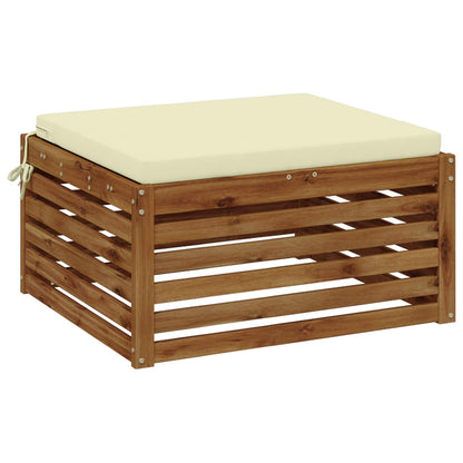 1-Piece Seat Cushion SOEST 100% Polyester Cream 80 x 80 x 5 cm