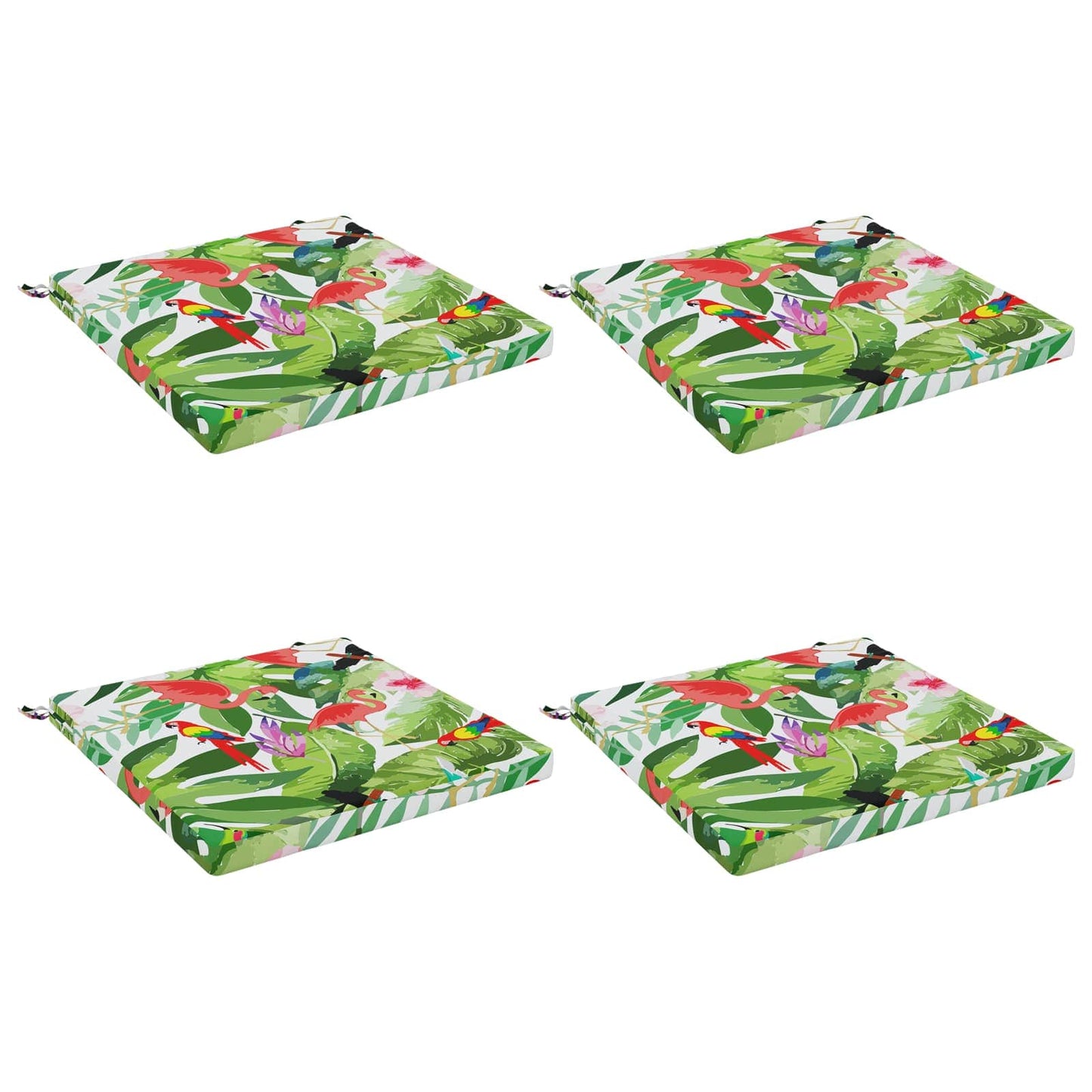 4-Piece Seat Cushions SOEST 4 pcs 100% Polyester Multicolour
