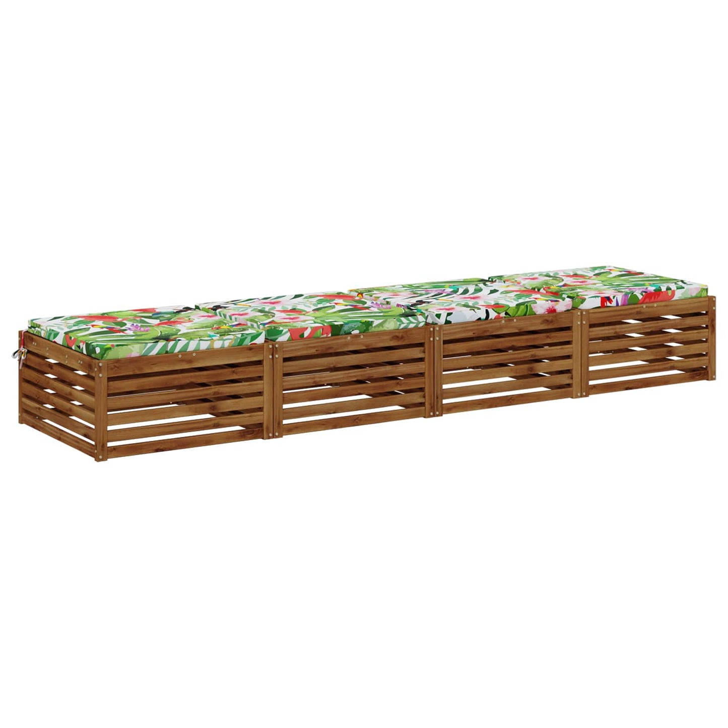 4-Piece Seat Cushions SOEST 4 pcs 100% Polyester Multicolour