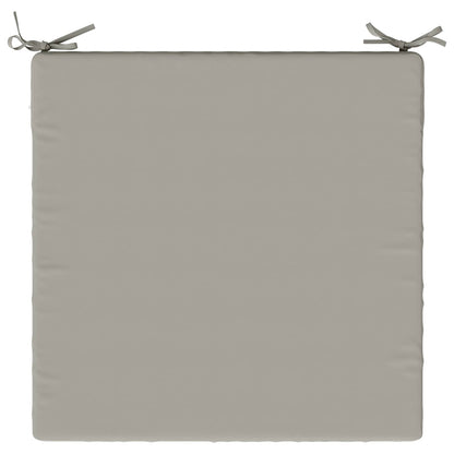 1-Piece Seat Cushion SOEST 100% Polyester Grey 80 x 80 x 5 cm