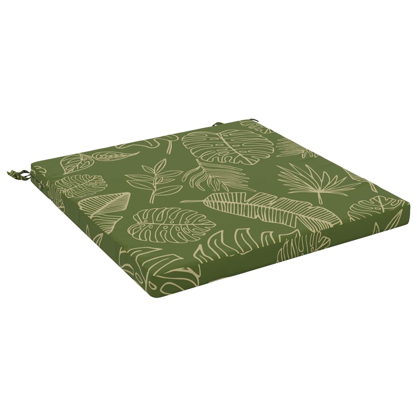 1-Piece Seat Cushion SOEST 100% Polyester Leaf Design