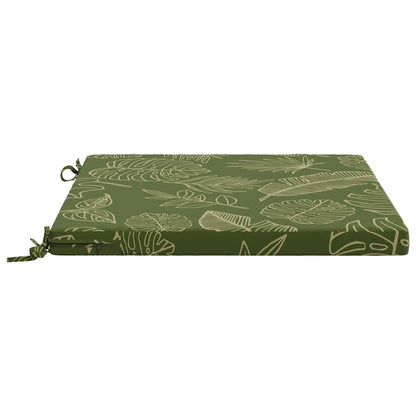 1-Piece Seat Cushion SOEST 100% Polyester Leaf Design