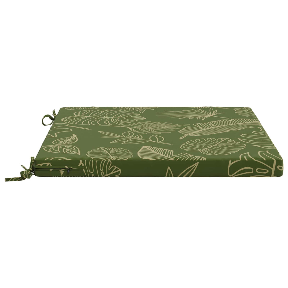 4-Piece Seat Cushions SOEST 4 pcs 100% Polyester Leaf Design