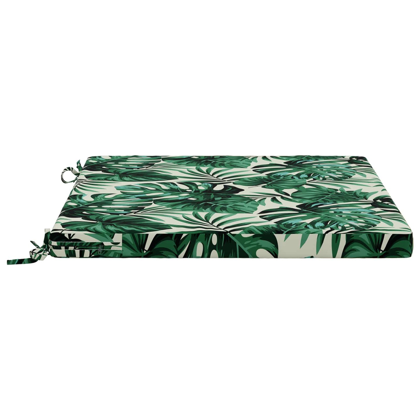 1-Piece Seat Cushion SOEST 100% Polyester Leaf Pattern