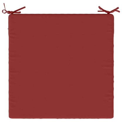 4-Piece Seat Cushions SOEST 4 pcs 100% Polyester Wine Red