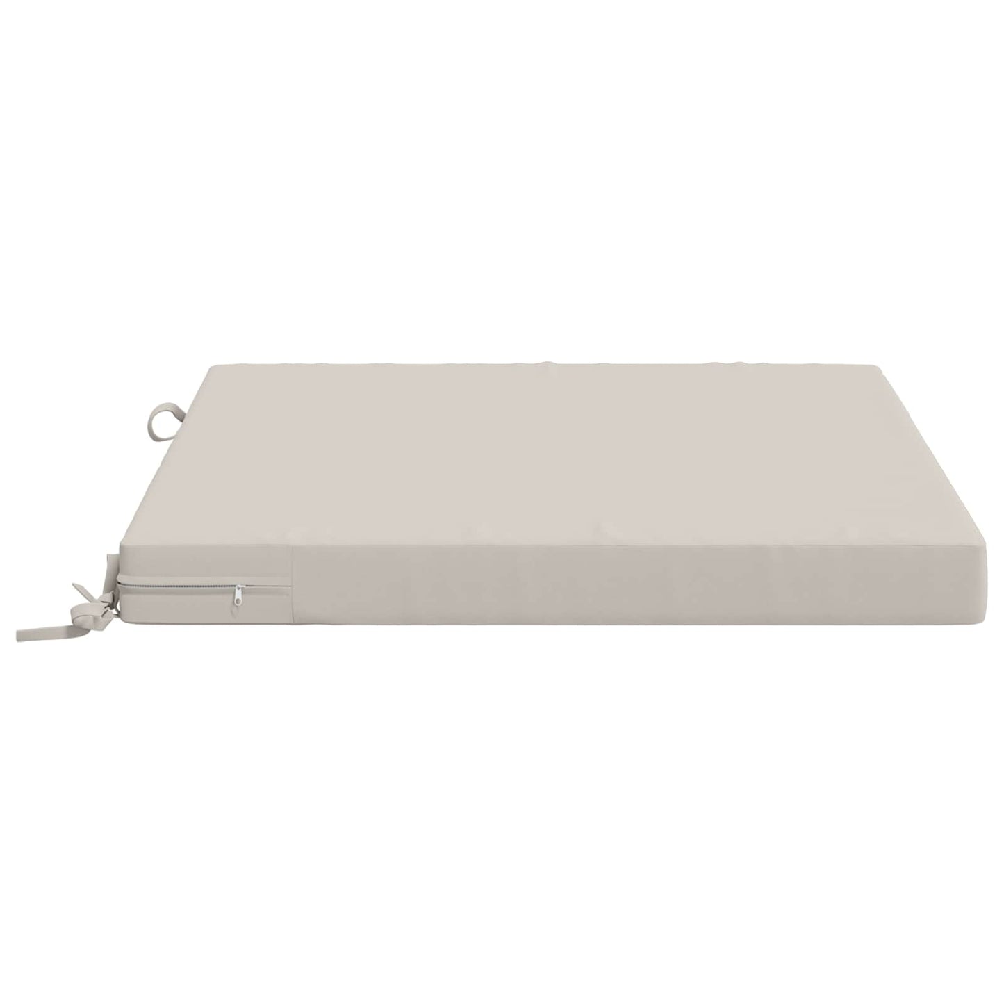 1-Piece Seat Cushion SOEST 100% Polyester White 80 x 80 x 7 cm