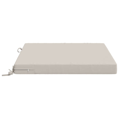 1-Piece Seat Cushion SOEST 100% Polyester White 80 x 80 x 7 cm