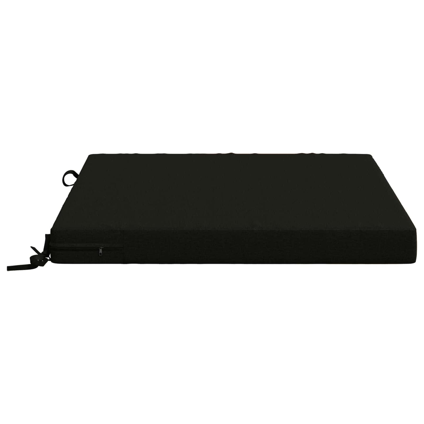 1-Piece Seat Cushion SOEST 100% Polyester Black 80 x 80 x 7 cm