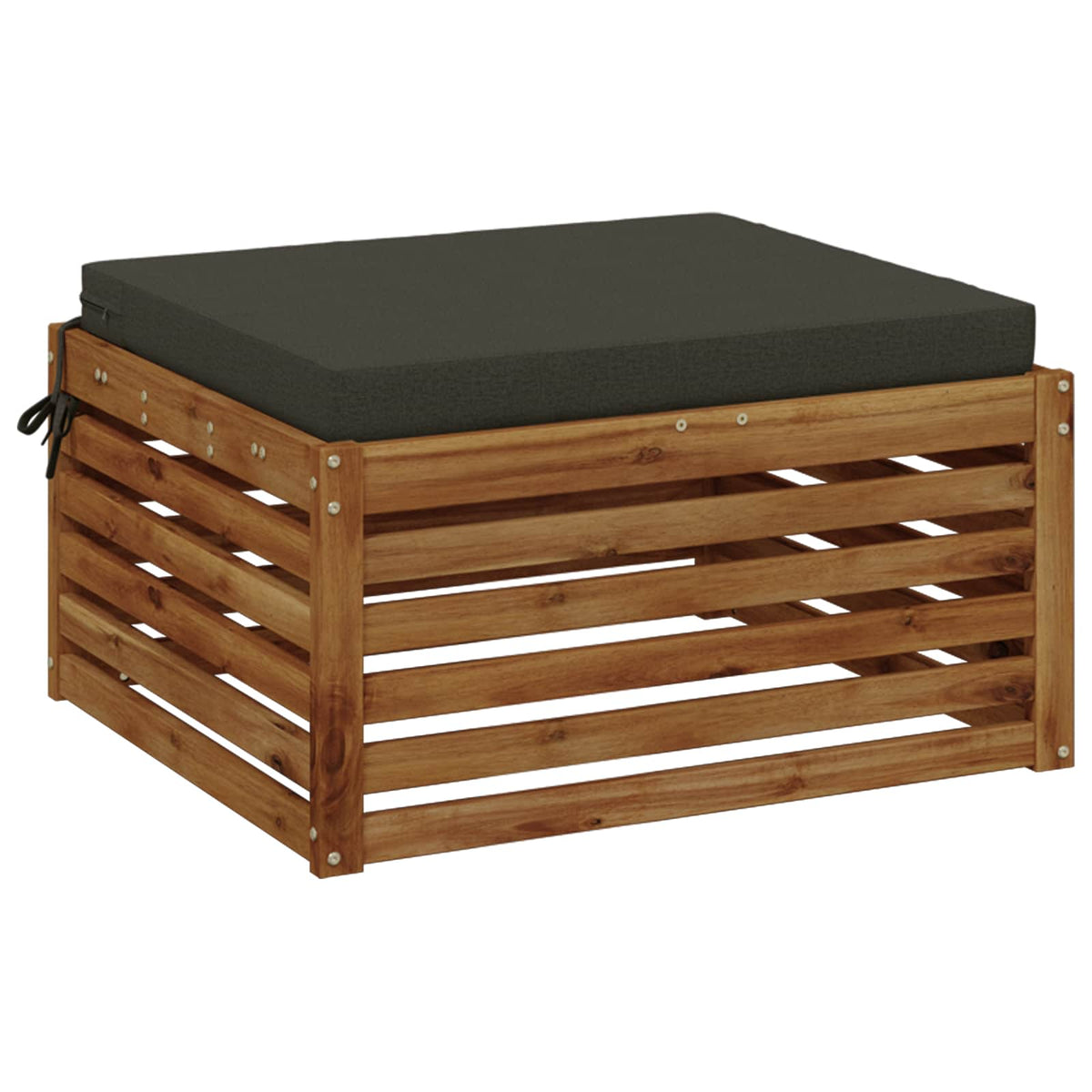 1-Piece Seat Cushion SOEST 100% Polyester Anthracite