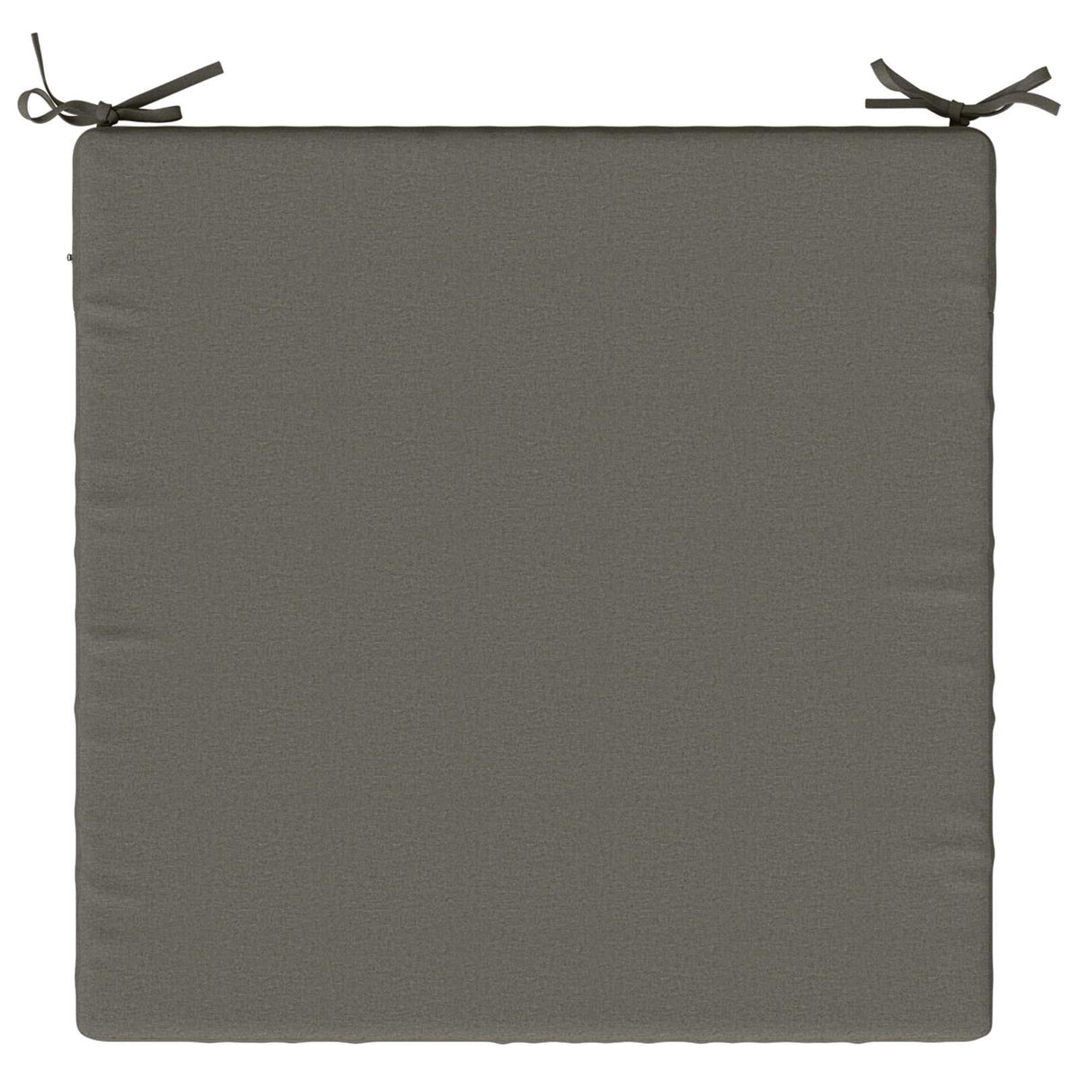 1-Piece Seat Cushion SOEST 100% Polyester Grey 80 x 80 x 7 cm