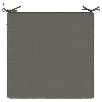 1-Piece Seat Cushion SOEST 100% Polyester Grey 80 x 80 x 7 cm