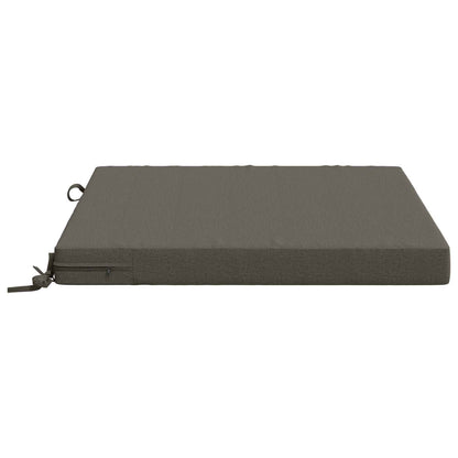 4-Piece Seat Cushions SOEST 4 pcs 100% Polyester Grey