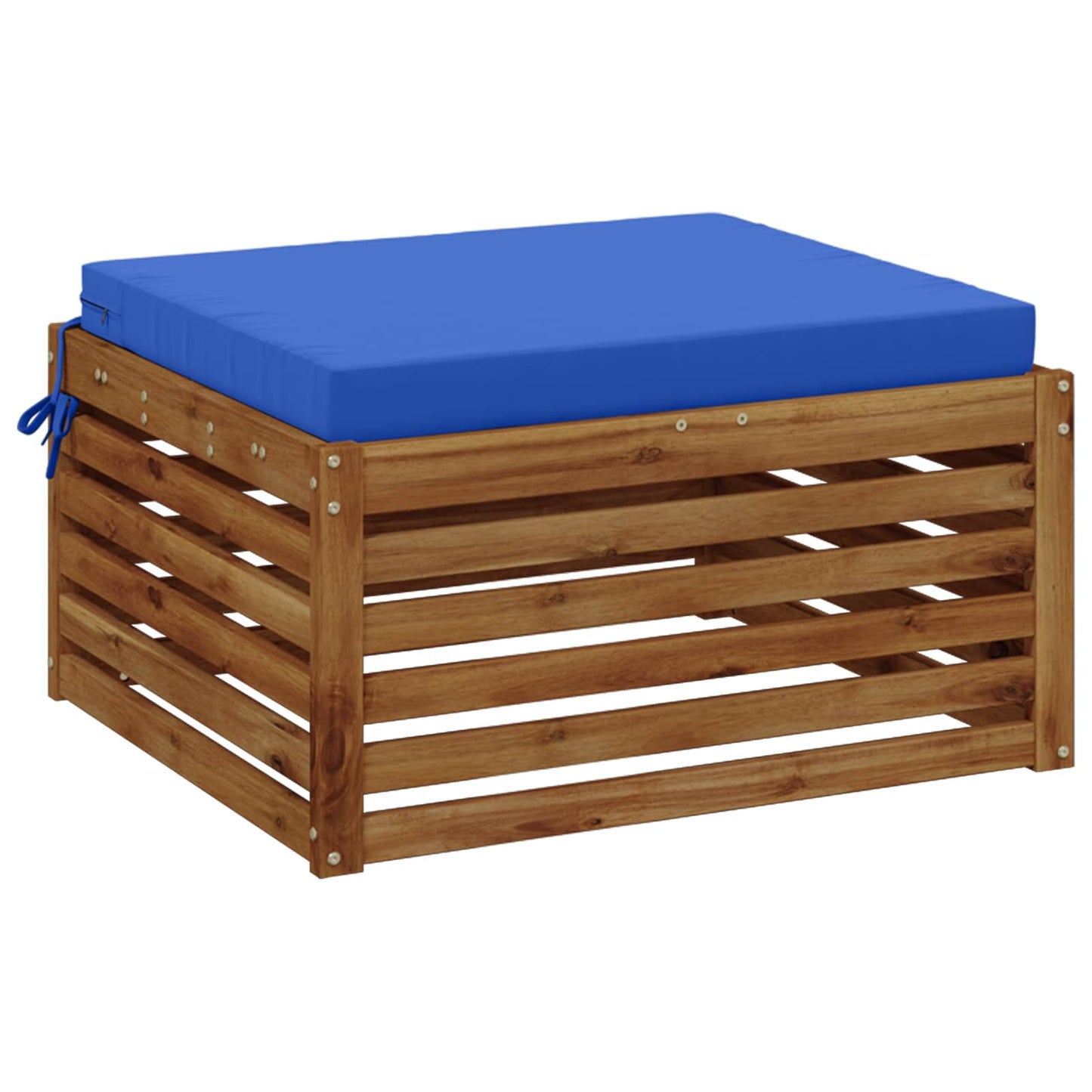 1-Piece Seat Cushion SOEST 100% Polyester Royal Blue