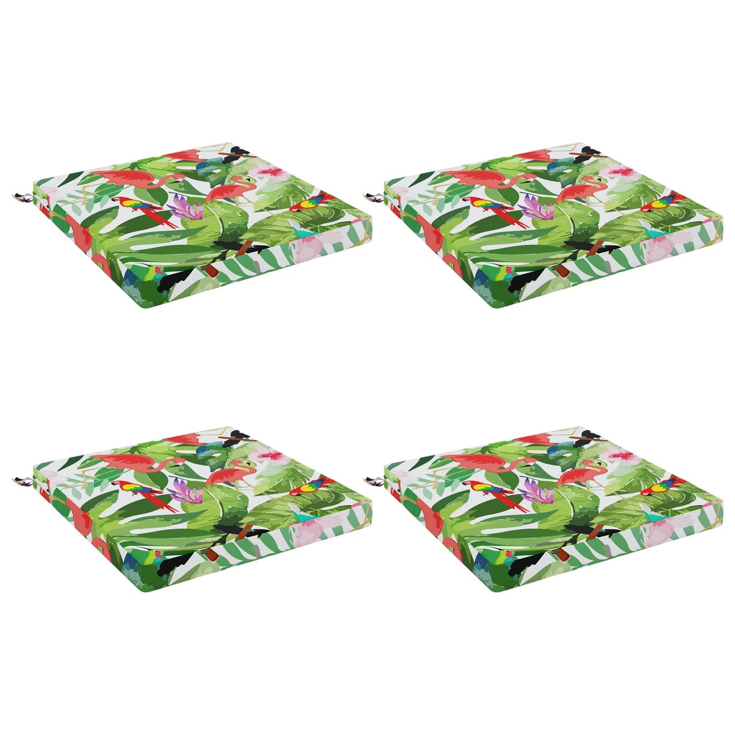 4-Piece Seat Cushions SOEST 4 pcs 100% Polyester Multicolour