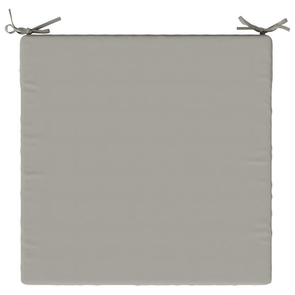 1-Piece Seat Cushion SOEST 100% Polyester Grey 80 x 80 x 7 cm