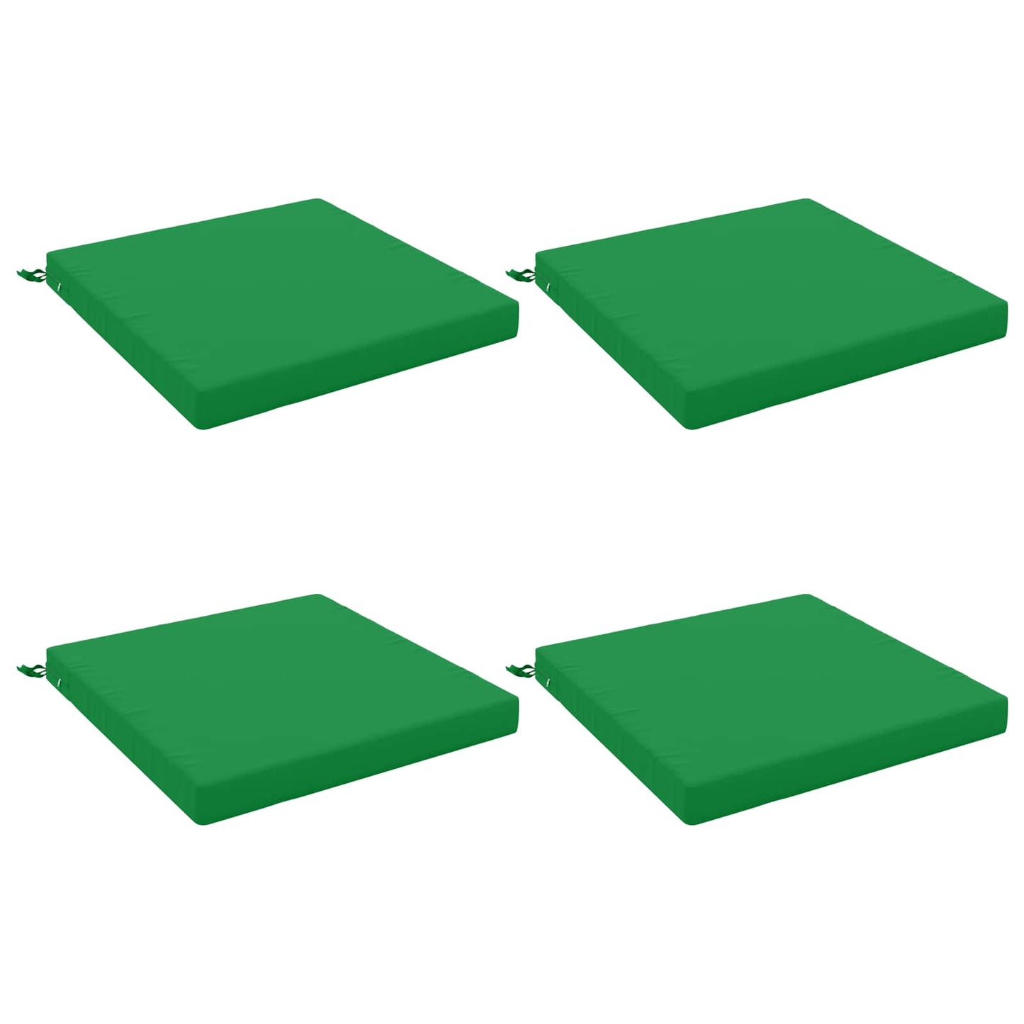 4-Piece Seat Cushions SOEST 4 pcs 100% Polyester Green