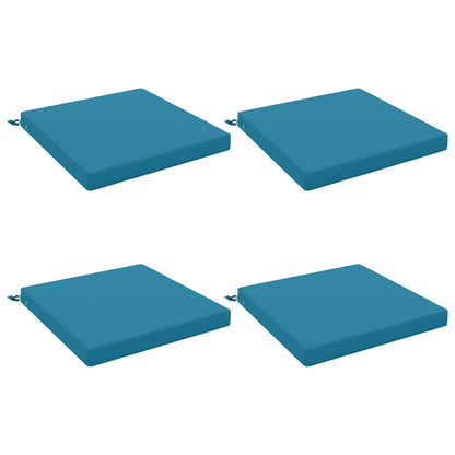 4-Piece Seat Cushions SOEST 4 pcs 100% Polyester Light Blue