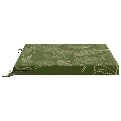 1-Piece Seat Cushion SOEST 100% Polyester Leaf Design