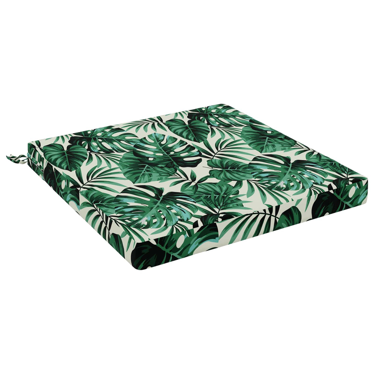 1-Piece Seat Cushion SOEST 100% Polyester Leaf Pattern
