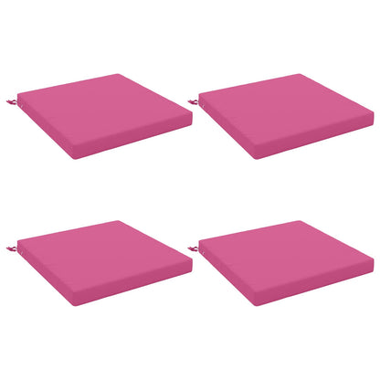 4-Piece Seat Cushions SOEST 4 pcs 100% Polyester Pink
