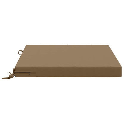 4-Piece Seat Cushions SOEST 4 pcs 100% Polyester Taupe