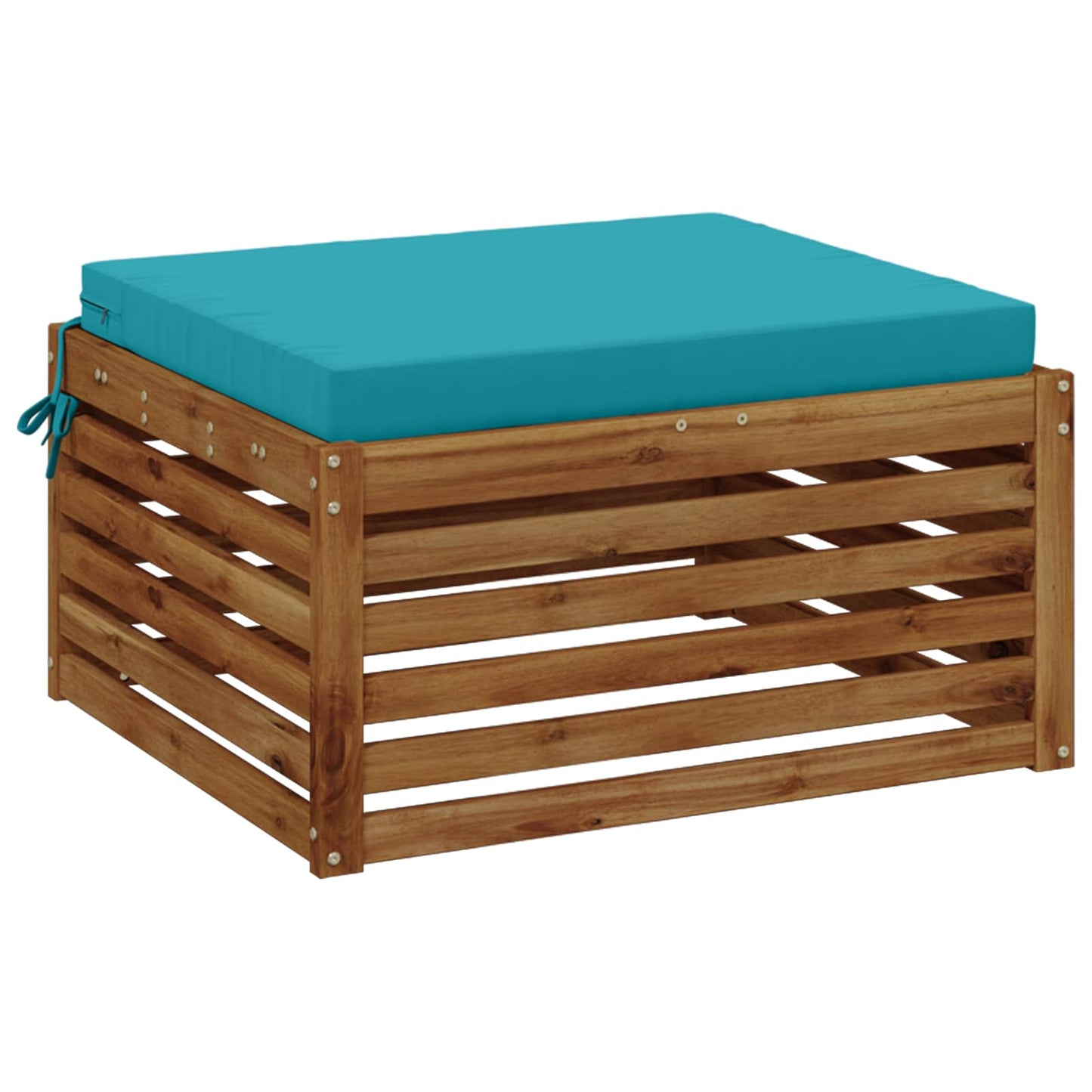 1-Piece Seat Cushion SOEST 100% Polyester Turquoise