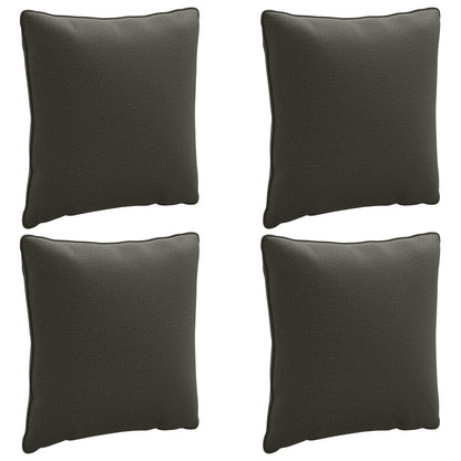 4-Piece Back Cushions PUTTEN 4 pcs 100% Polyester Anthracite