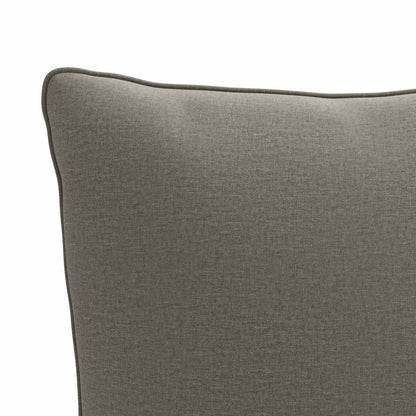 1-Piece Back Cushion PUTTEN 100% Polyester Grey 40 x 40 x 15 cm