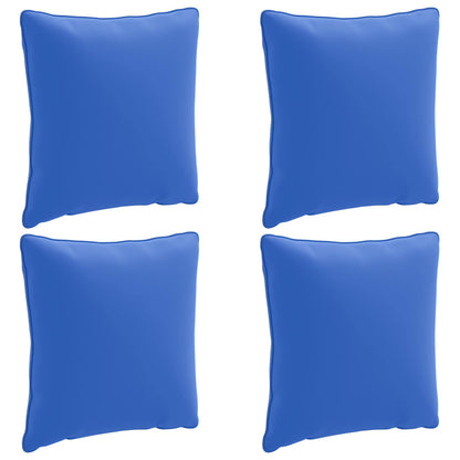4-Piece Back Cushions PUTTEN 4 pcs 100% Polyester Royal Blue