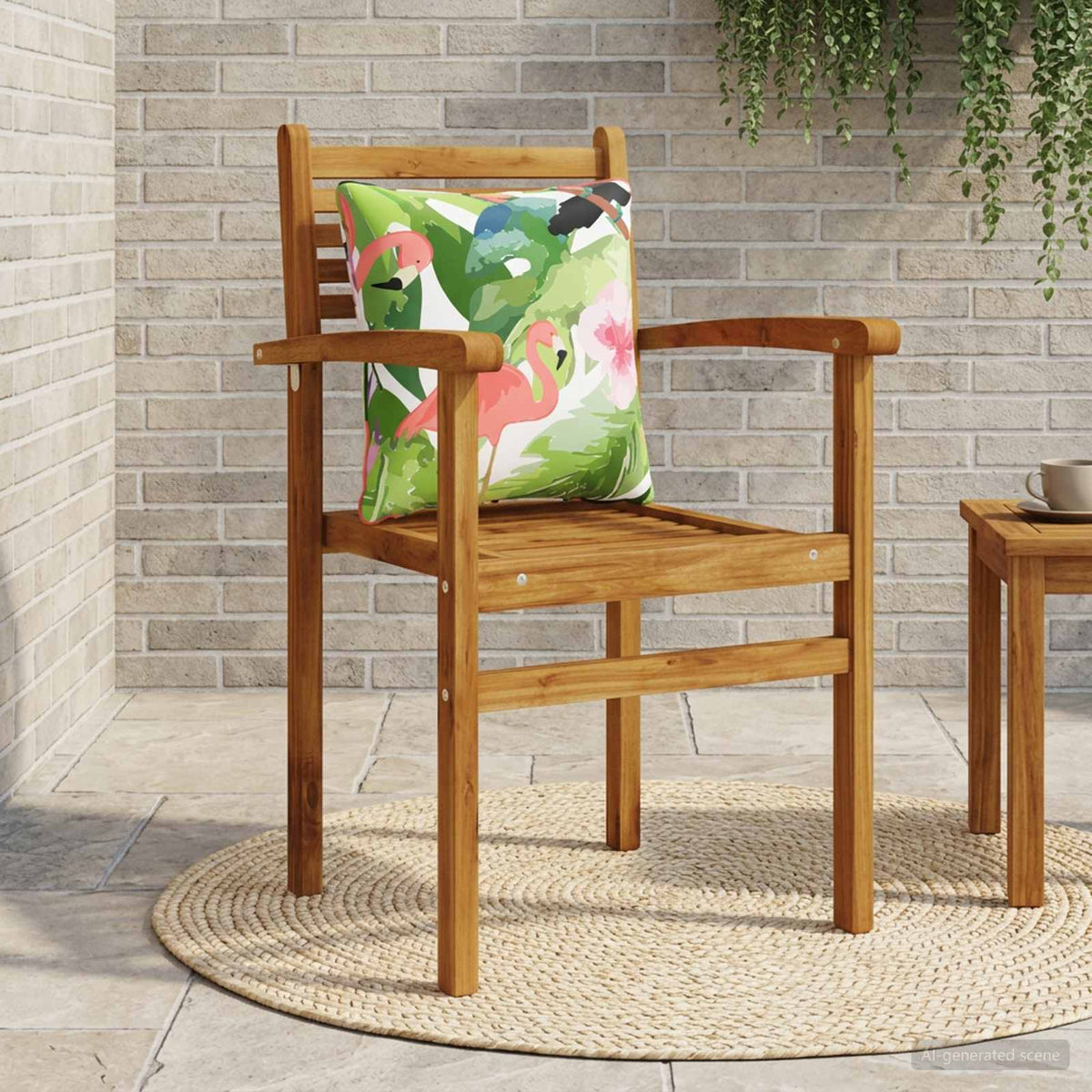 1-Piece Back Cushion PUTTEN 100% Polyester Multicolour
