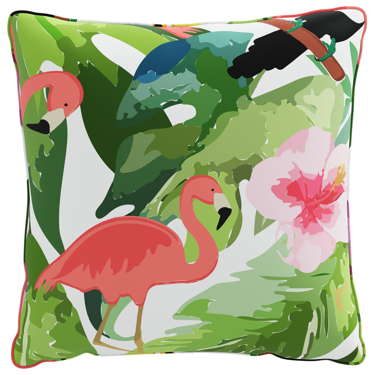 4-Piece Back Cushions PUTTEN 4 pcs 100% Polyester Multicolour