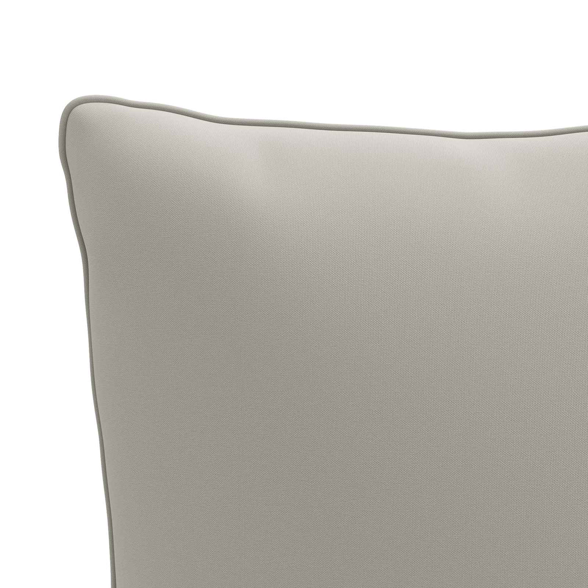 1-Piece Back Cushion PUTTEN 100% Polyester Grey 40 x 40 x 15 cm