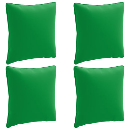 4-Piece Back Cushions PUTTEN 4 pcs 100% Polyester Green