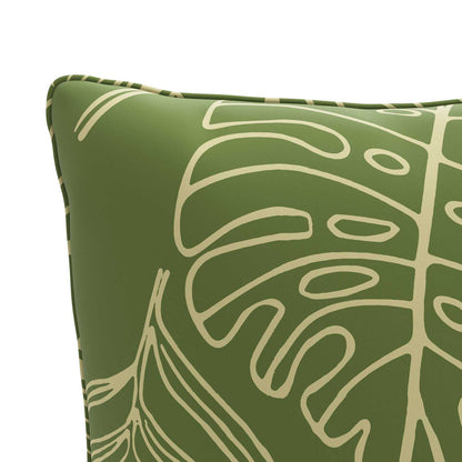 1-Piece Back Cushion PUTTEN 100% Polyester Leaf Design
