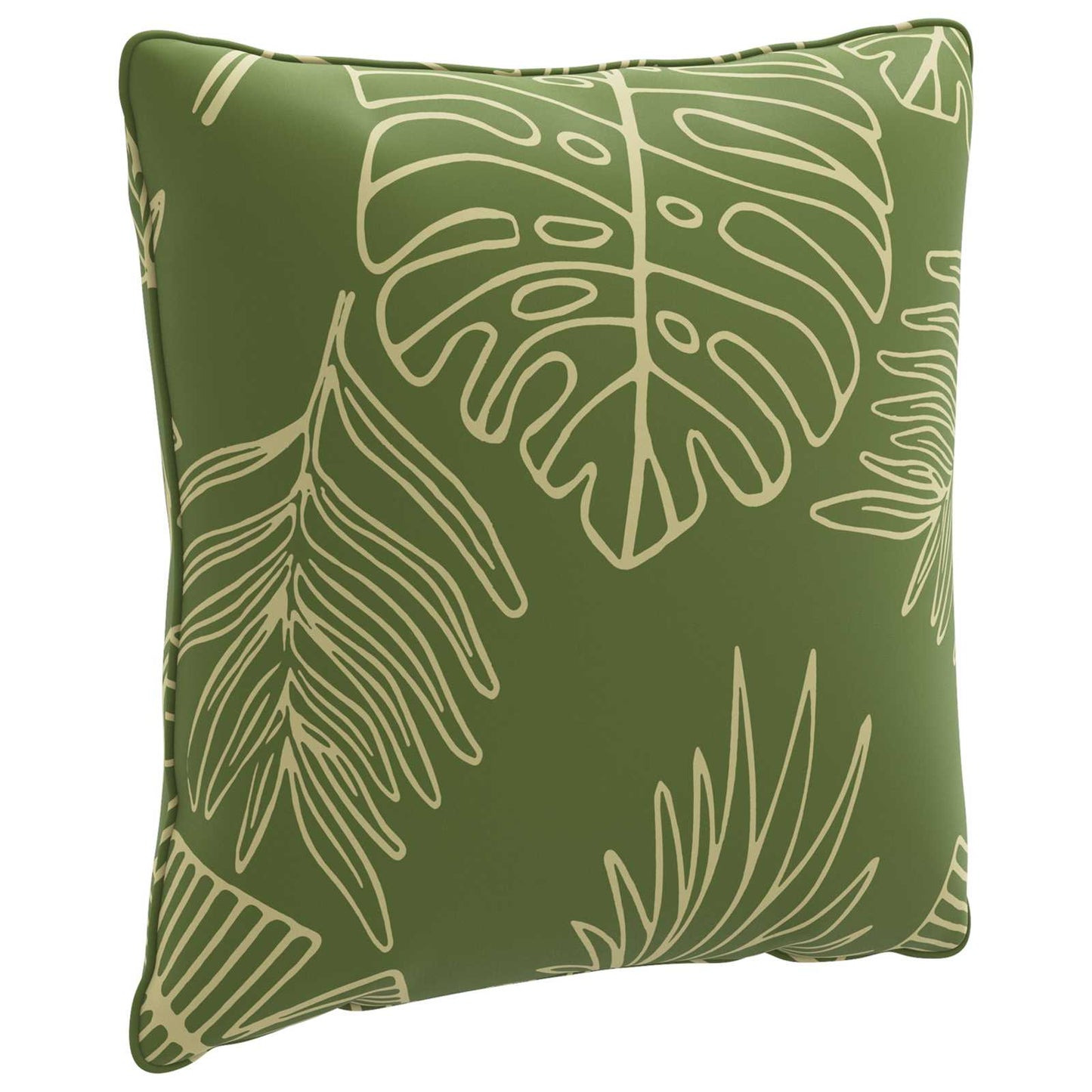 1-Piece Back Cushion PUTTEN 100% Polyester Leaf Design