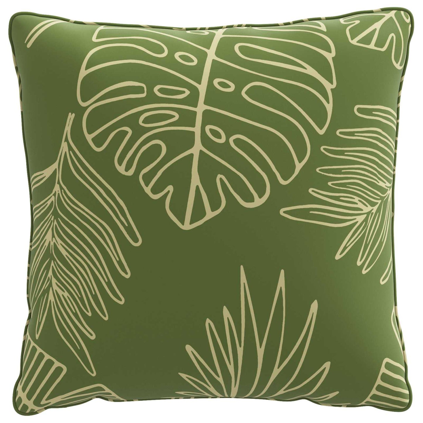 1-Piece Back Cushion PUTTEN 100% Polyester Leaf Design