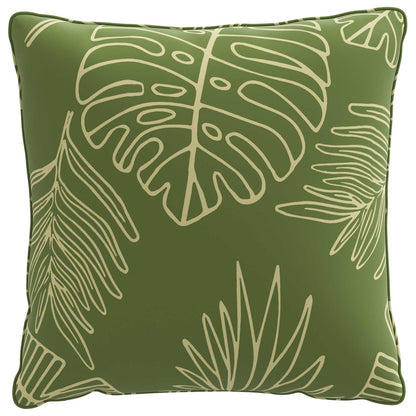 1-Piece Back Cushion PUTTEN 100% Polyester Leaf Design