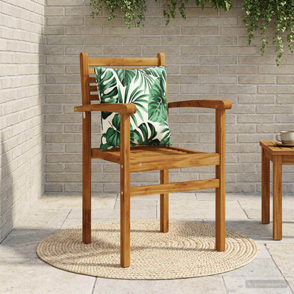 1-Piece Back Cushion PUTTEN 100% Polyester Leaf Pattern
