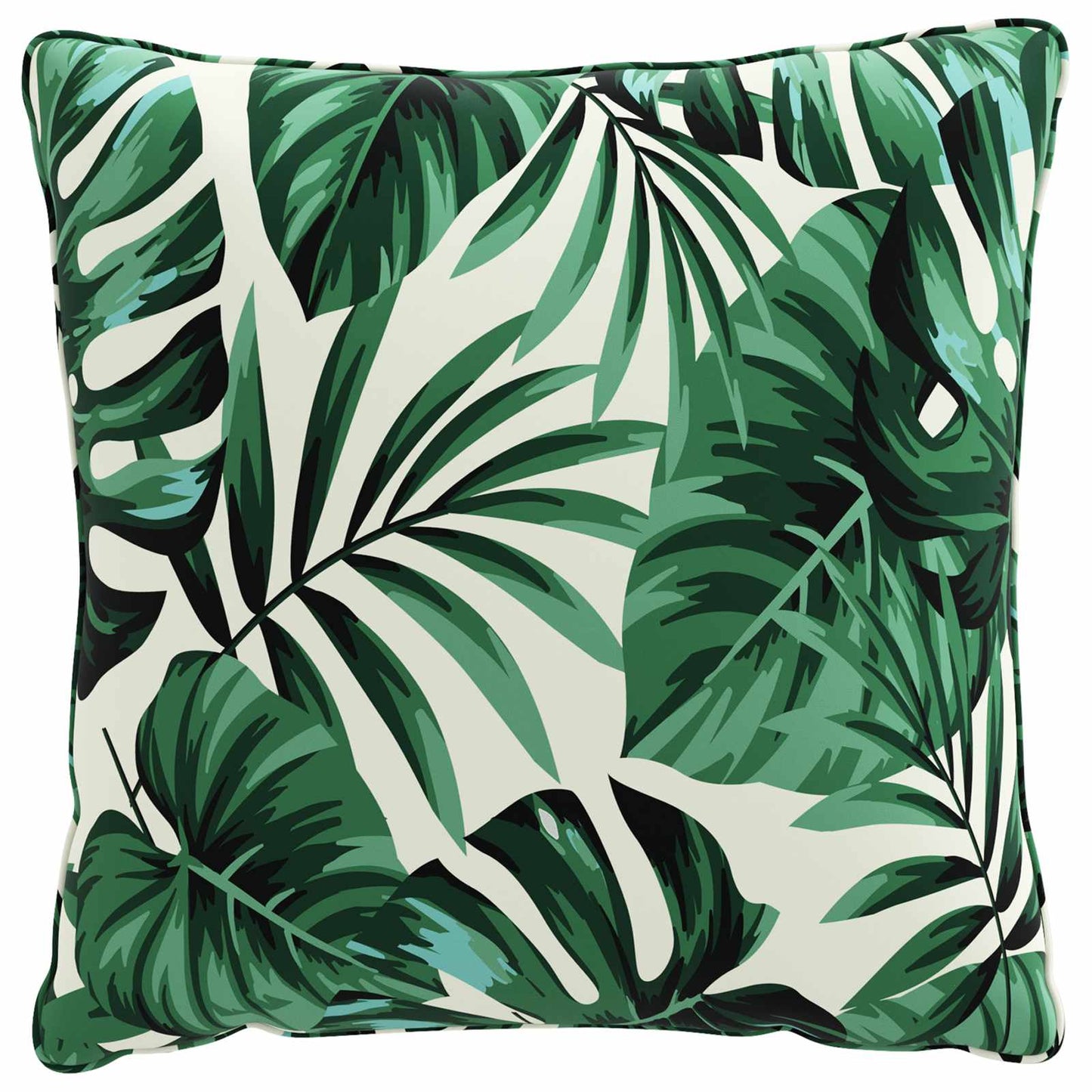 1-Piece Back Cushion PUTTEN 100% Polyester Leaf Pattern