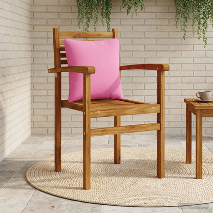 1-Piece Back Cushion PUTTEN 100% Polyester Pink 40 x 40 x 15 cm