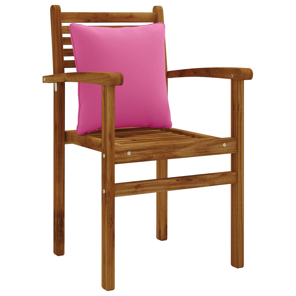 1-Piece Back Cushion PUTTEN 100% Polyester Pink 40 x 40 x 15 cm