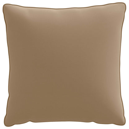 4-Piece Back Cushions PUTTEN 4 pcs 100% Polyester Taupe