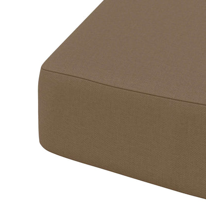1-Piece Seat Cushion SOEST 100% Polyester Taupe 40 x 40 x 7 cm